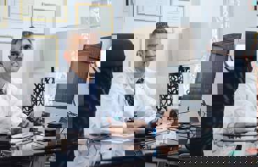 Dr Ioannis Liapakis at his office at Opsis Clinical